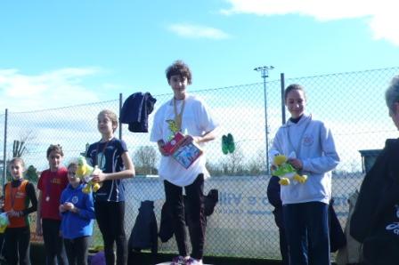 La premiazione della Campionessa Regionale Ragazze di cross